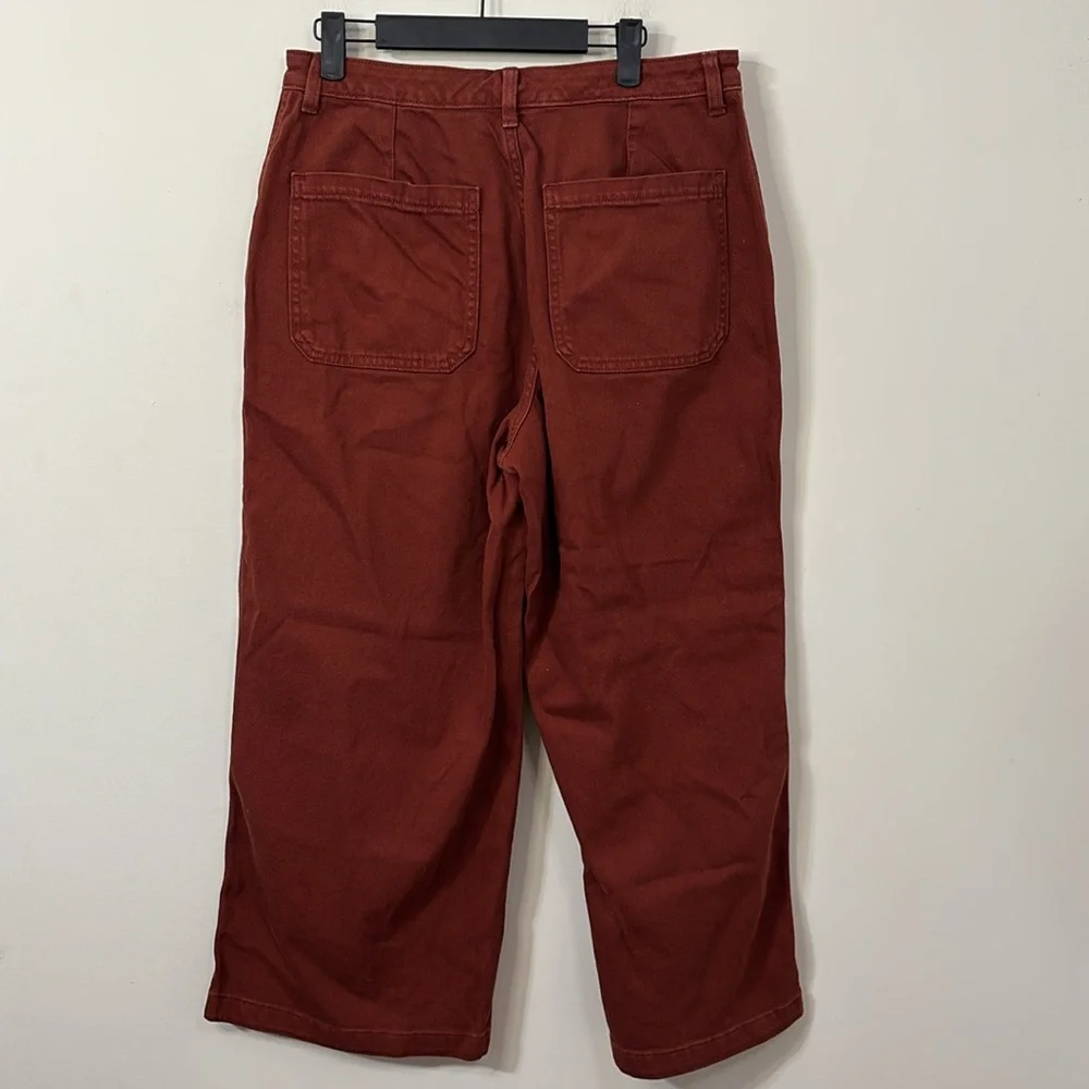 Universal Thread Rust Wide Leg Pants - Picture 7 of 11